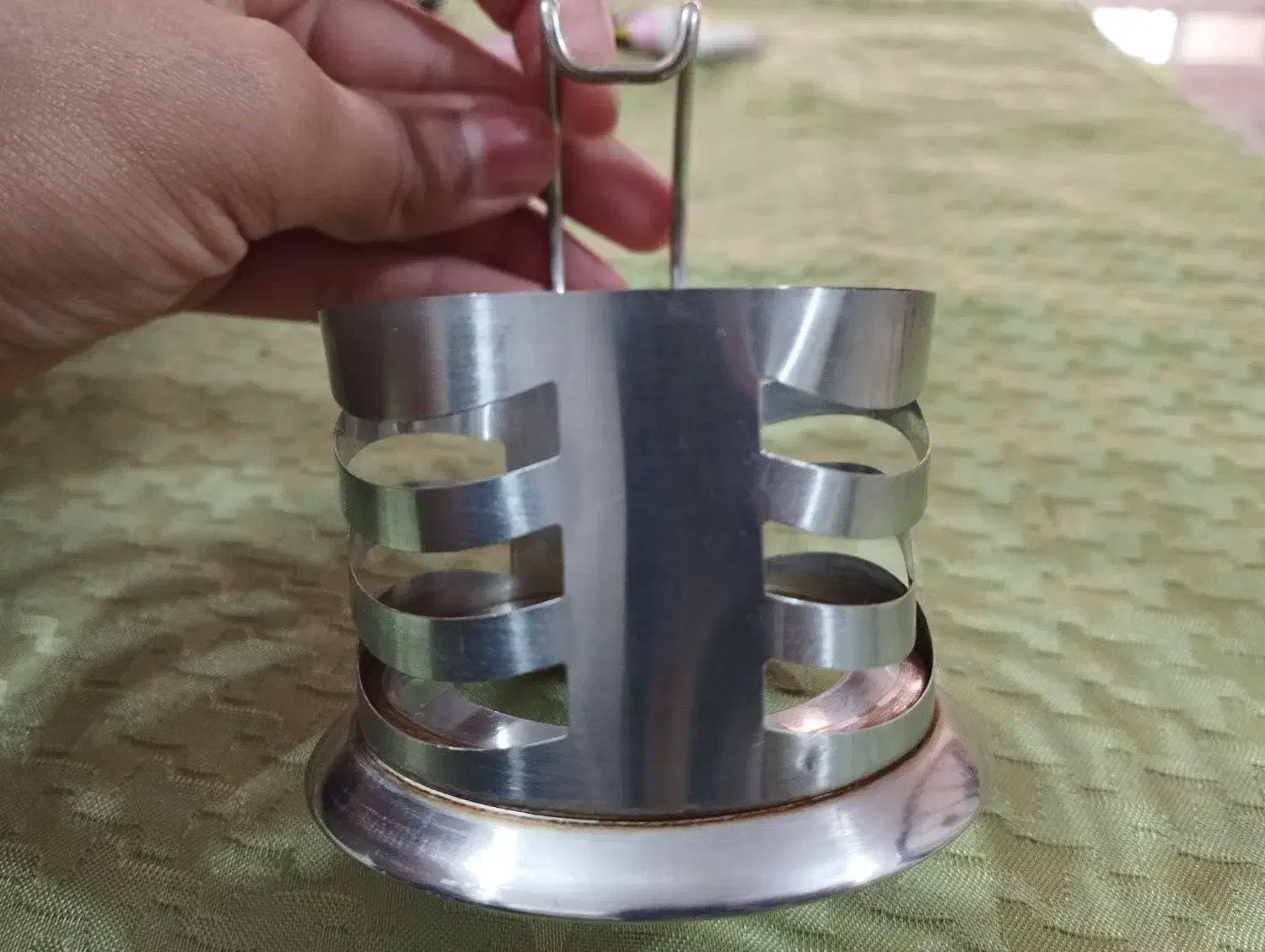 پایه استیل لیوان|ظروف سرو و پذیرایی|خرمآباد, |دیوار