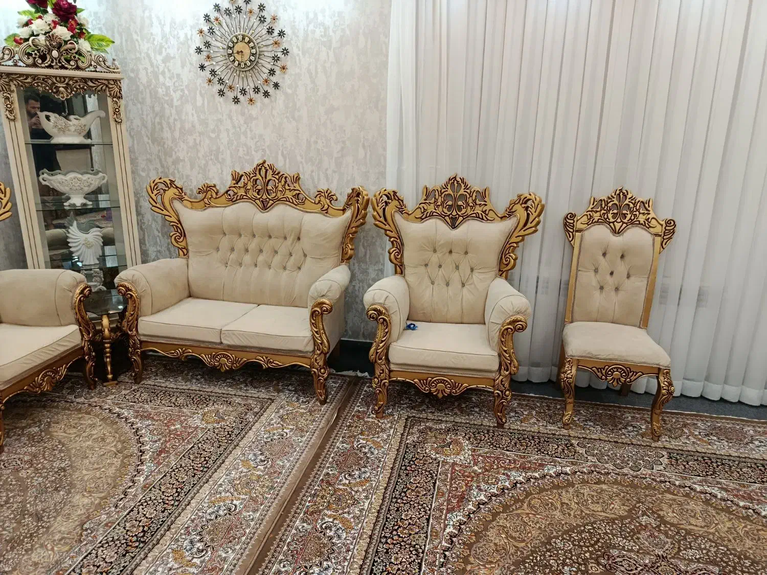 مبل 9 نفره قیمت پایین|مبلمان خانگی و میز عسلی|همدان, |دیوار