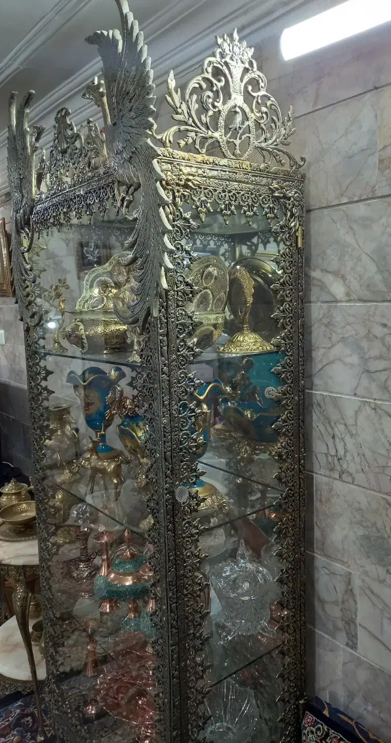 گنجه برنز|بوفه، ویترین، کنسول|مشهد, فاطمیه|دیوار