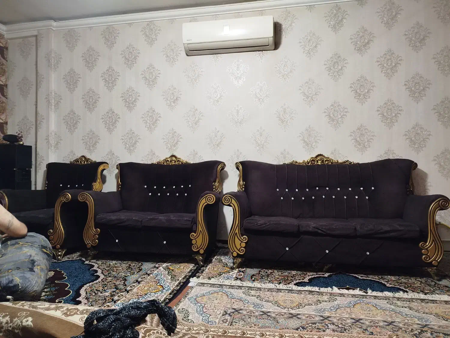 مبل 7نفره|مبلمان خانگی و میز عسلی|رباط‌کریم, نصیرشهر|دیوار