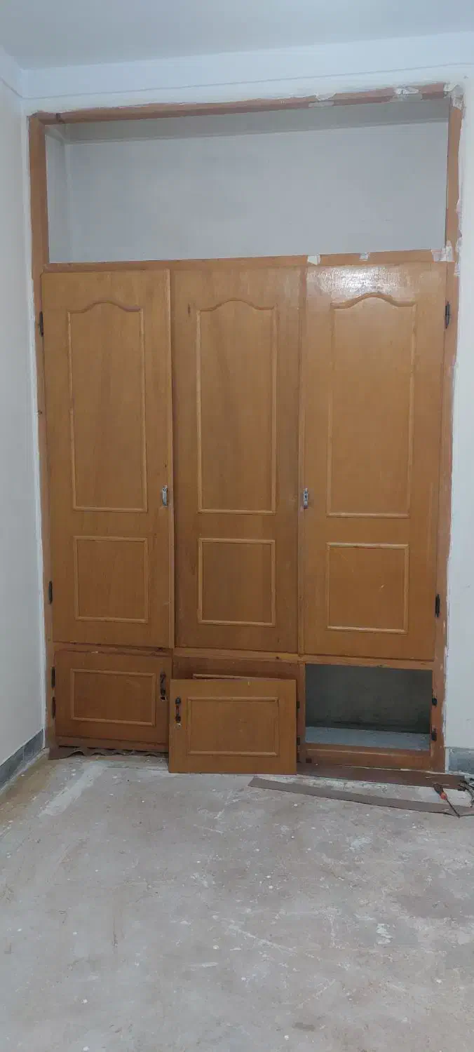 درب چوبی کمد دیواری|جاکفشی، کمد، دراور|زنجان, |دیوار