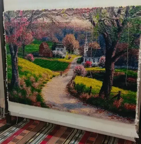 آموزش قالیبافی و تابلوفرش و گلیم بافی|خدمات آموزشی|سیرجان, |دیوار