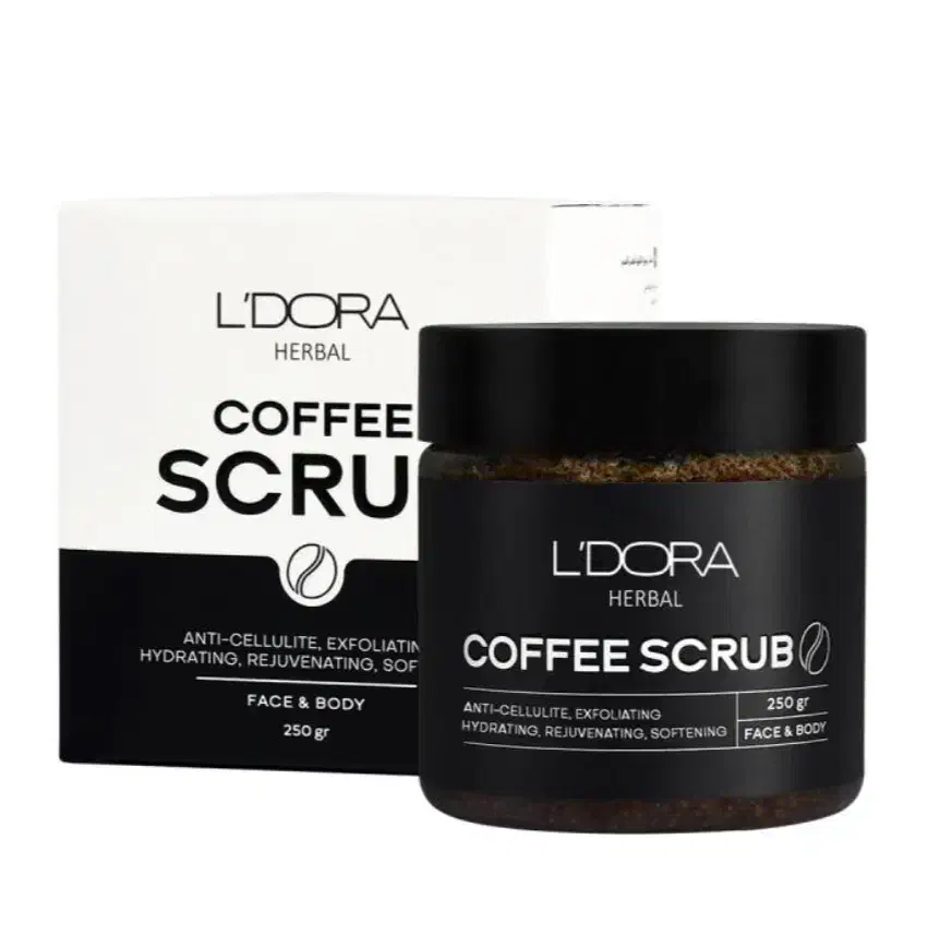 اسکراب قهوه صورت و بدن لدورا با تخفیف ویژه|آرایشی، بهداشتی، درمانی|لاهیجان, انقلاب|دیوار