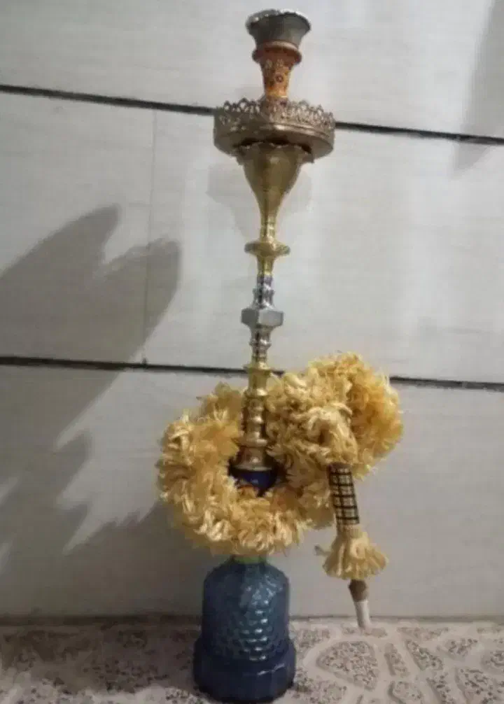 دو عدد قلیان برنجی پایه عربی|کلکسیون و سرگرمی|محمدیه-قزوین, |دیوار