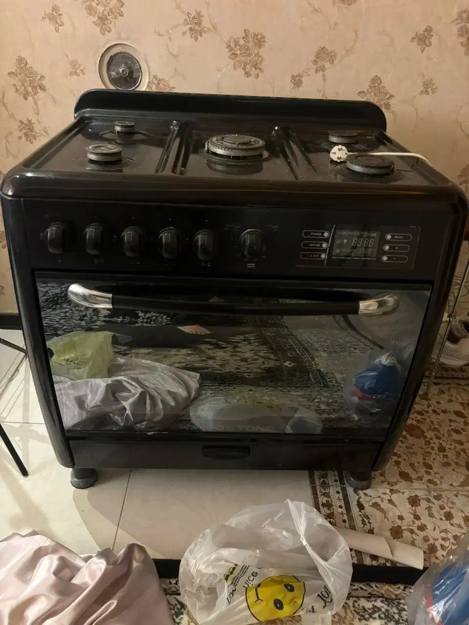 گاز پنج شعله هاردستون با فر|اجاق گاز و لوازم برقی پخت‌وپز|شیراز, شهرک مخابرات|دیوار