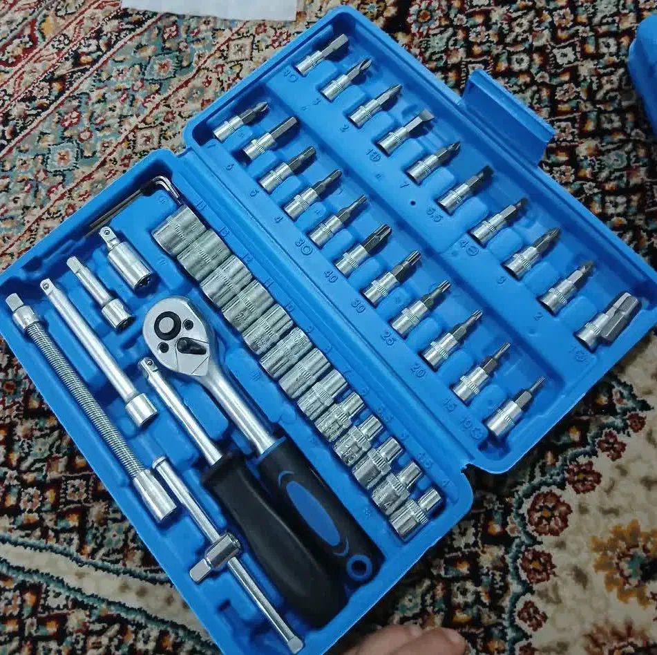 جعبه بکس نو 46 پارچه درایو 3/4|ابزارآلات|مشگین شهر, |دیوار