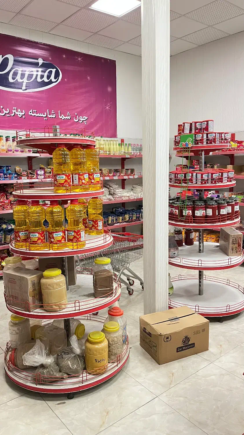 قفسه هایپر مارکت یخچال ترازو کالباس بر چرخ سبد|فروشگاه و مغازه|خلخال, |دیوار