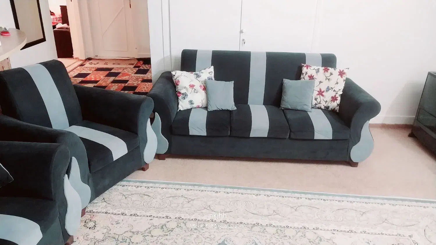 هفت نفره راحتی|مبلمان خانگی و میز عسلی|شاهین‌شهر, فردوسی|دیوار