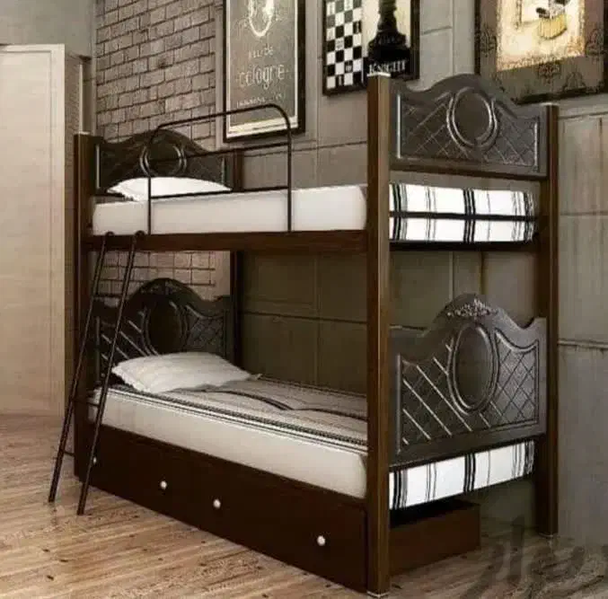 تخت خواب دو طبقه|تخت و سرویس خواب|قم, زنبیل آباد|دیوار