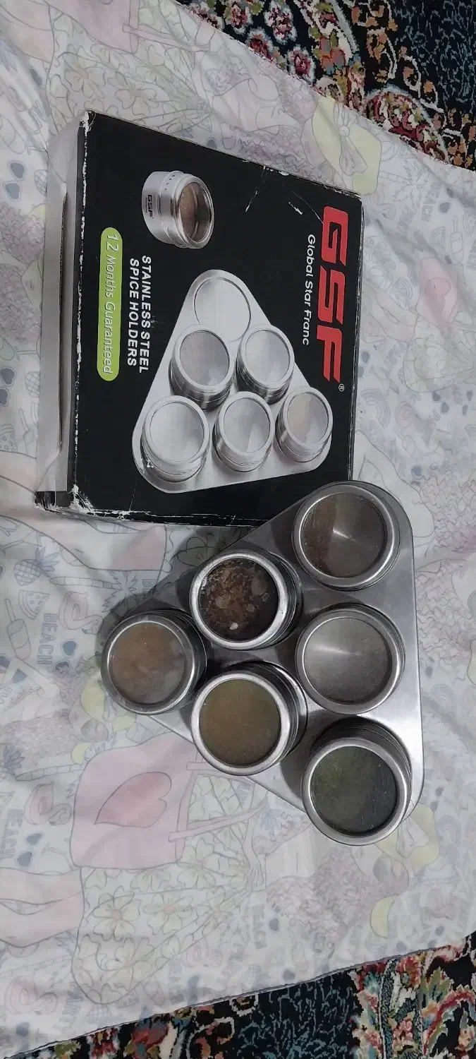 جا ادویه استیل|ظروف نگهدارنده، پلاستیکی، یک‌بارمصرف|مشهد, سجادیه|دیوار