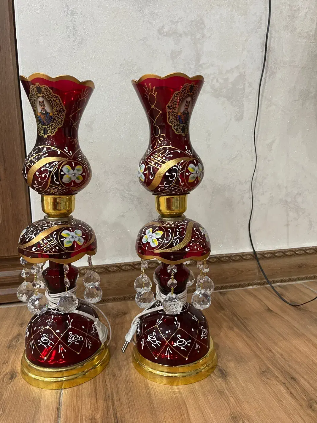 شمعدان|چراغ خواب و آباژور|تاکستان, |دیوار