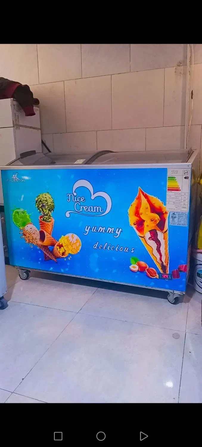 فریزر بستنی یخچال ویترینی، میز کار ویترینی|فروشگاه و مغازه|بیرجند, |دیوار