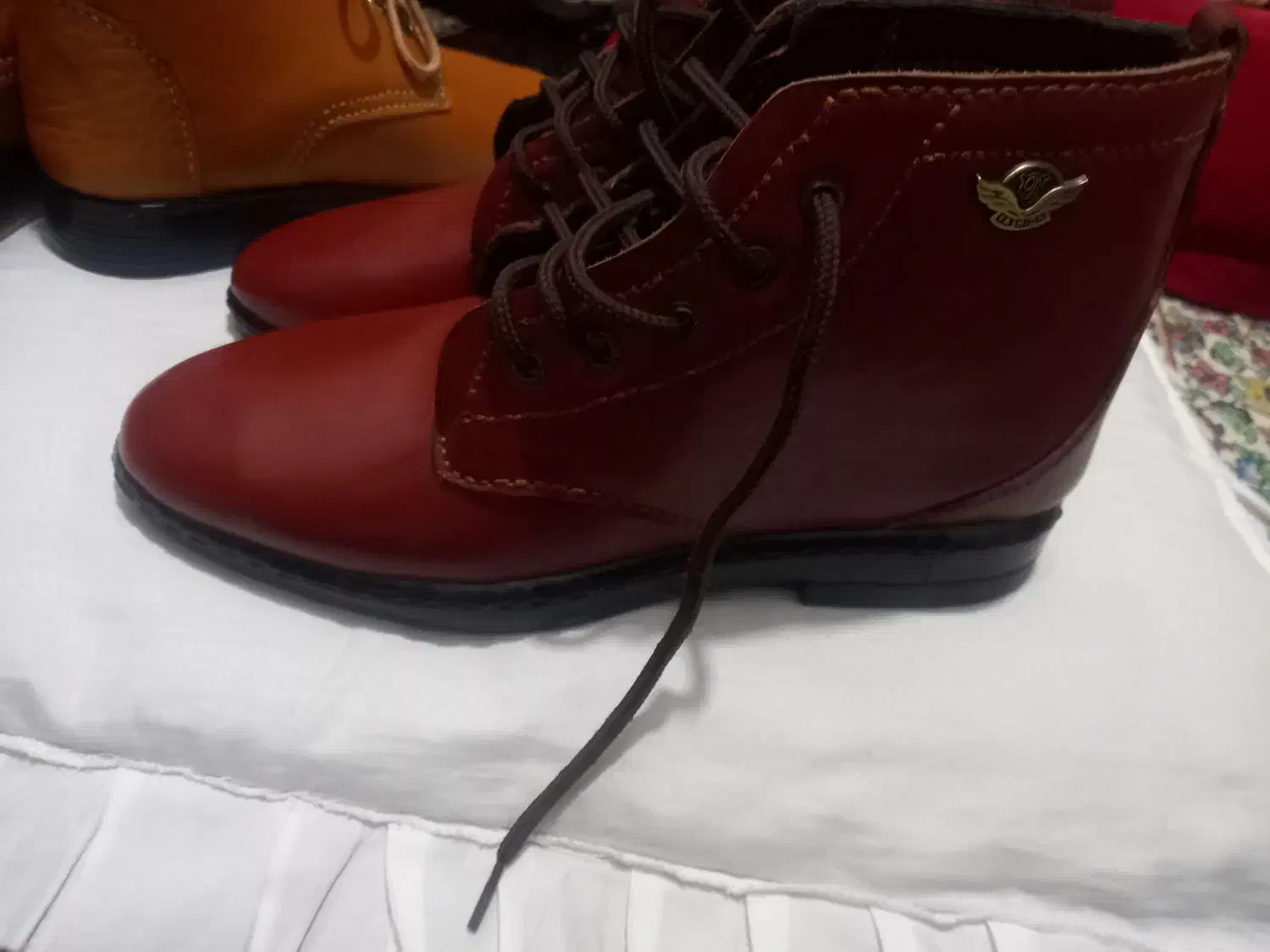 پوتین چرمی سایز ۴۱|کیف، کفش، کمربند|جلین, |دیوار