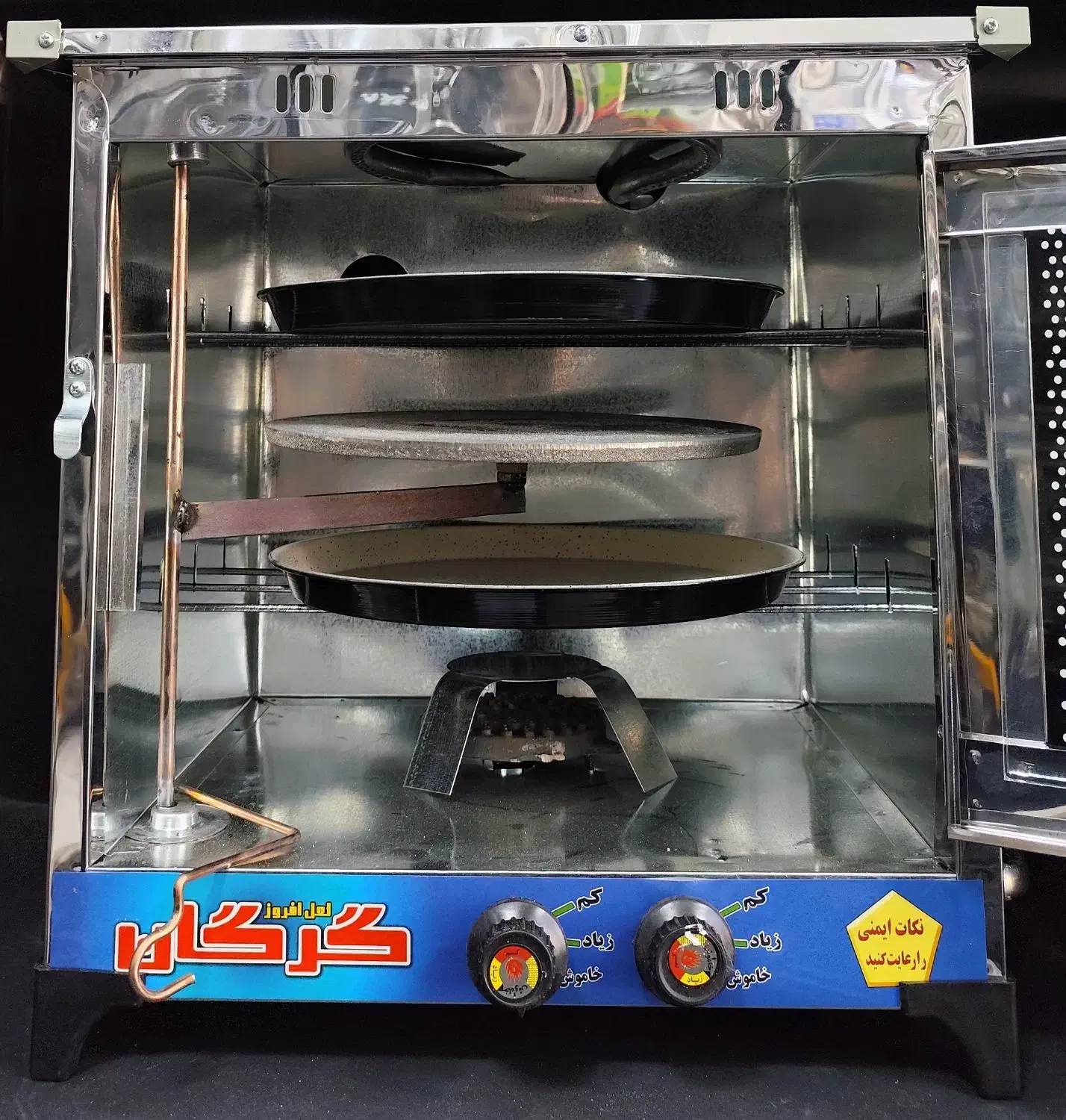 تنور گازی گرگان با سینی گرانیت|اجاق گاز و لوازم برقی پخت‌وپز|قم, تکیه آقا سید حسنی|دیوار