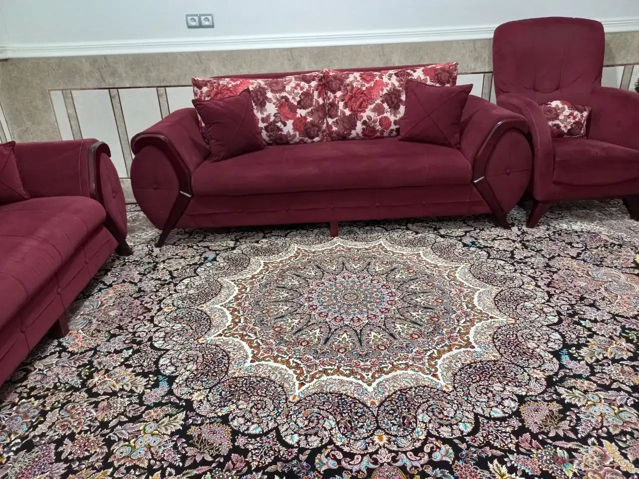 مبل 7نفره از دم قسط|مبلمان خانگی و میز عسلی|زابل, |دیوار