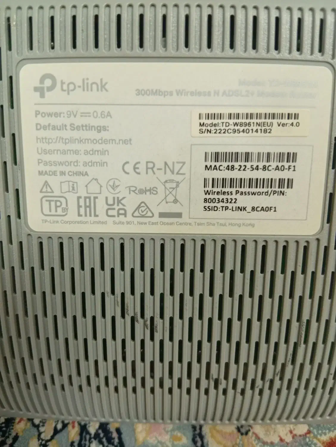 مودم ADSLمدل TP-LINK|مودم و تجهیزات شبکه|اصفهان, شهرک کوثر|دیوار