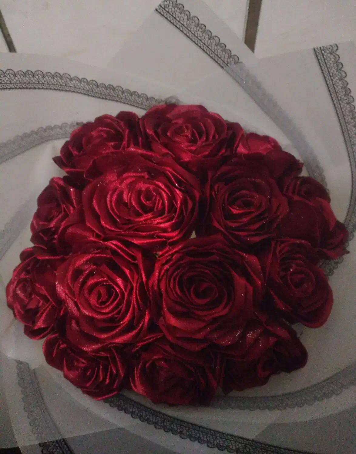 گل ربانی زیبا|گل مصنوعی|لردگان, |دیوار