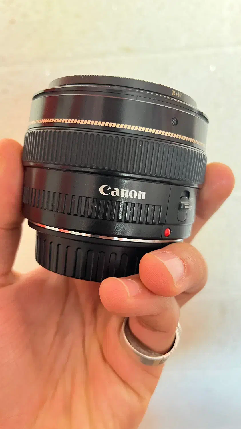 لنز پنجاه کنون اف ۱/۴|دوربین عکاسی و فیلم‌برداری|اراک, |دیوار