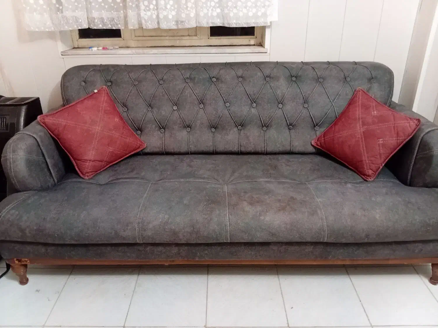 مبل ۸ نفره چوبی با عسلی چهار تیکه|مبلمان خانگی و میز عسلی|آستارا, |دیوار