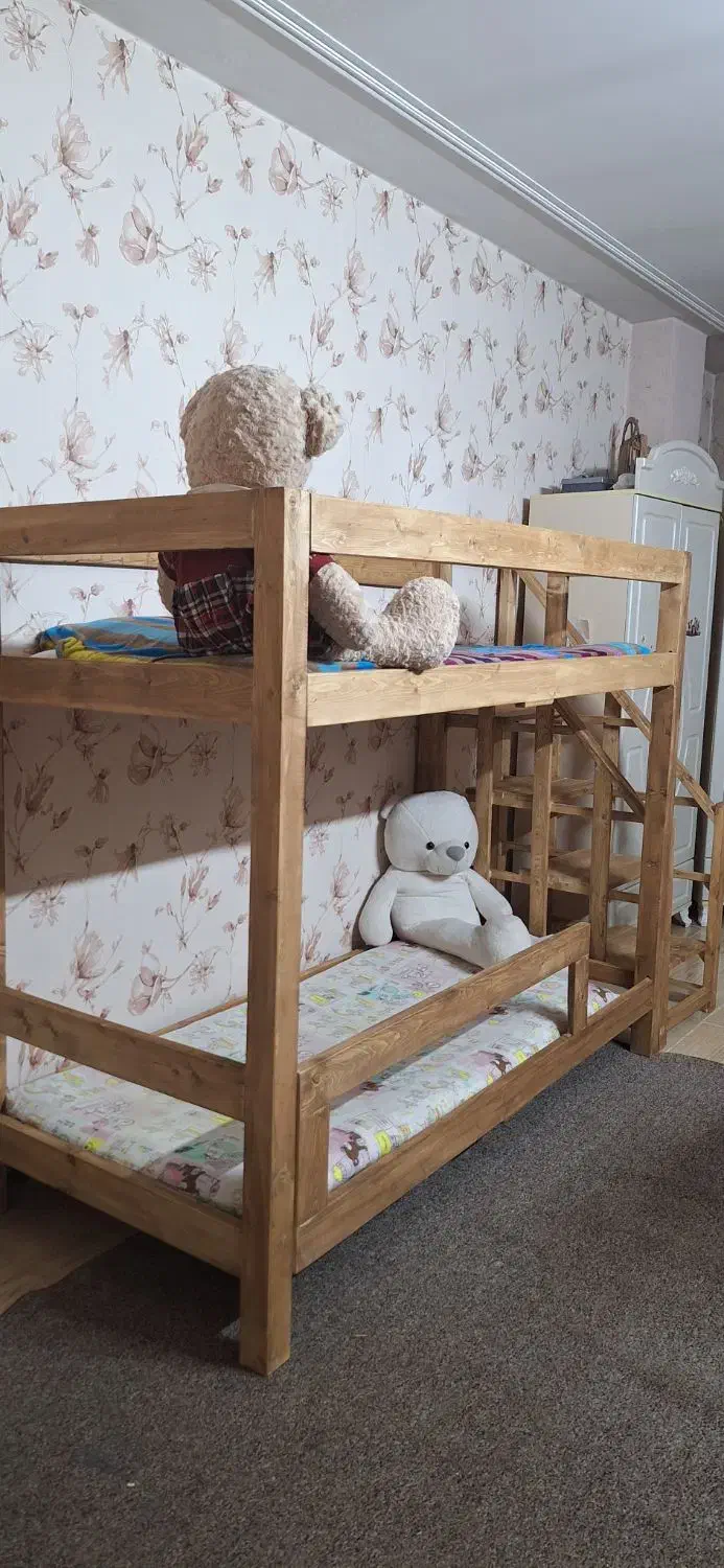 تخت دوطبقه نوجوان|تخت و سرویس خواب|اصفهان, کساره|دیوار