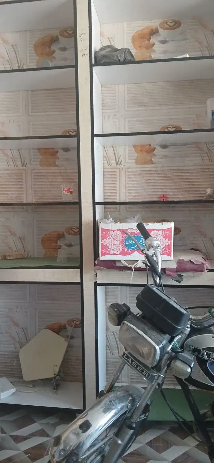 قفسه ام دی اف مغازه و فروشگاه|کتابخانه، شلف، قفسههای دیواری|فلارد, |دیوار