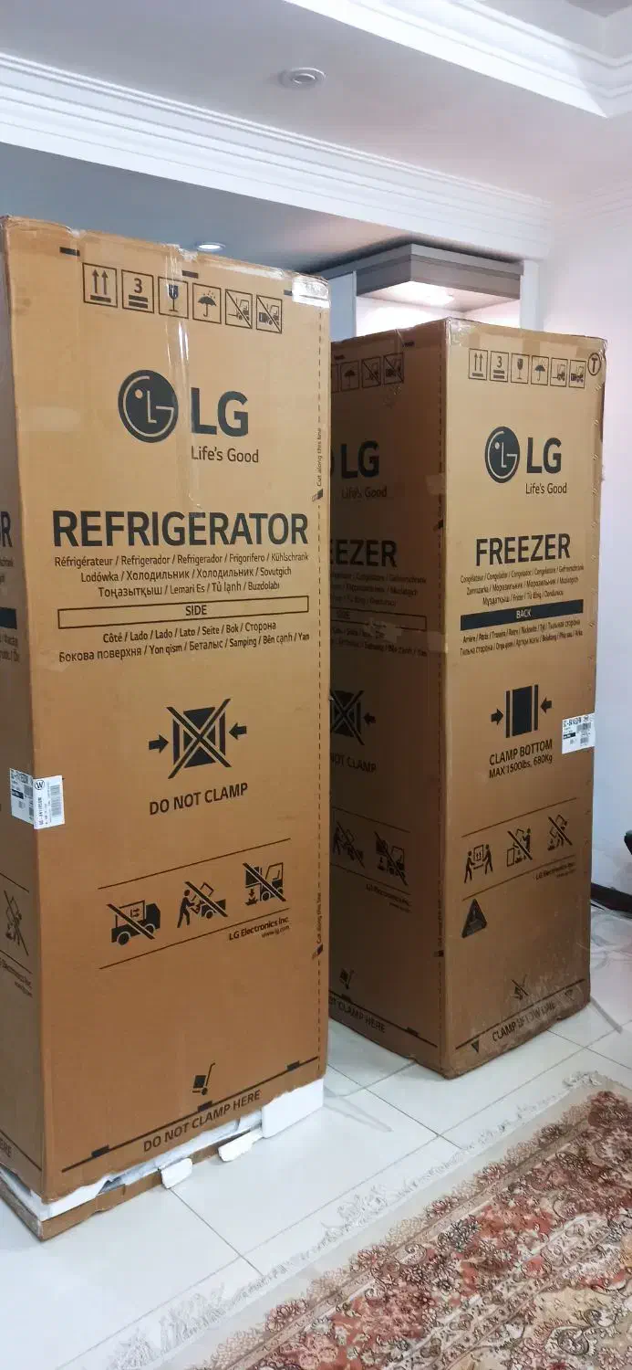 کارتون نو یخچال دوقلو ال جی|یخچال و فریزر|اسلام‌شهر, شهرک انبیا|دیوار