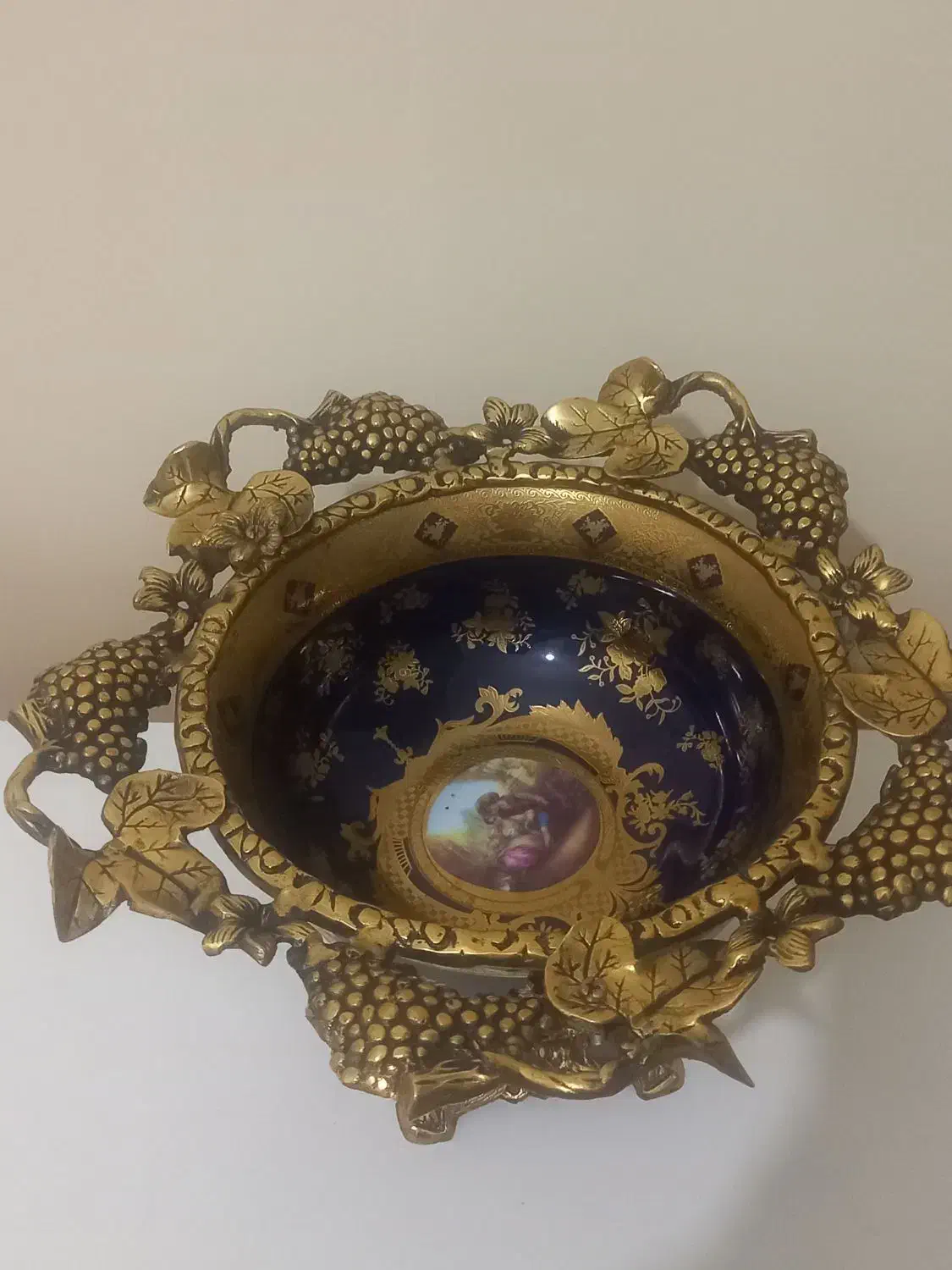 گلدان برنجی ساده|کلکسیون اشیاء عتیقه|نسیمشهر, |دیوار