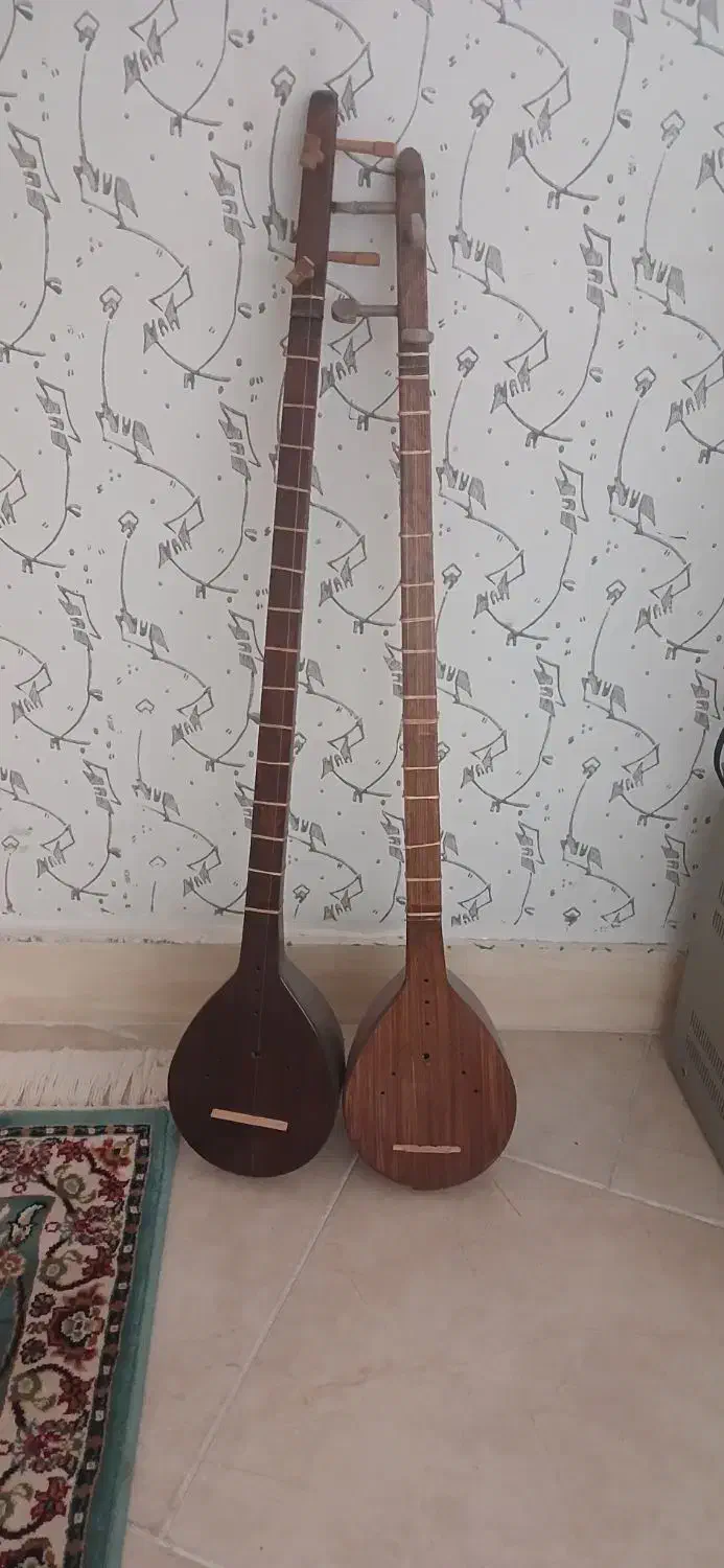 سه تار تزئینی|سازهای سنتی|قزوین, |دیوار