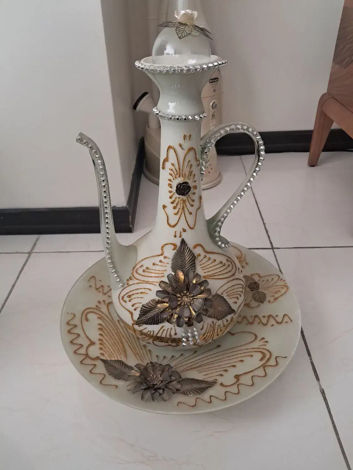 گلدان  دکوری شیشه ای شیپور|صنایع دستی و سایر لوازم تزئینی|کرج, گلشهر|دیوار