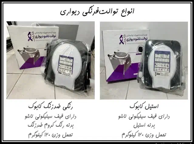 انواع توالت‌فرنگی دیواری، تاشو و ثابت|لوازم سرویس بهداشتی|مشهد, عبادی|دیوار