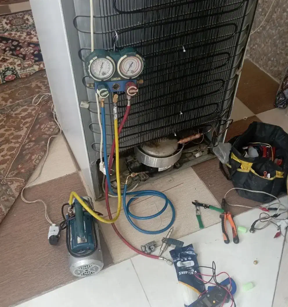 تعمیرات /  گازگیری یخچال فریزر/ درمنزل شما|خدمات پیشه و مهارت|آبادان, |دیوار