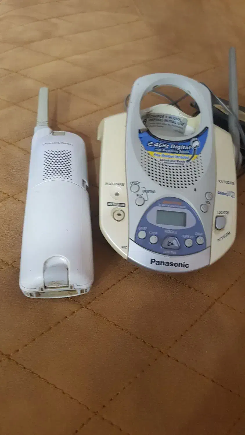 تلفن بی سیم پانوسونیک قابلیت پیغام گیر سالم|تلفن رومیزی|کرج, شهرک دریا|دیوار