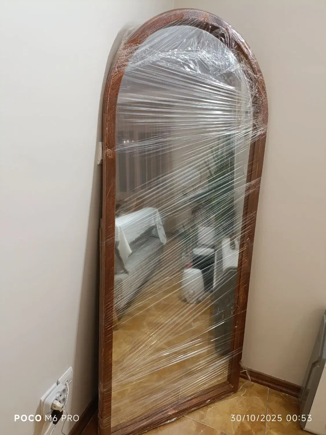 آیینه قدی با چوب سمپلاس|آینه|تهران, شهرک آتی شهر|دیوار