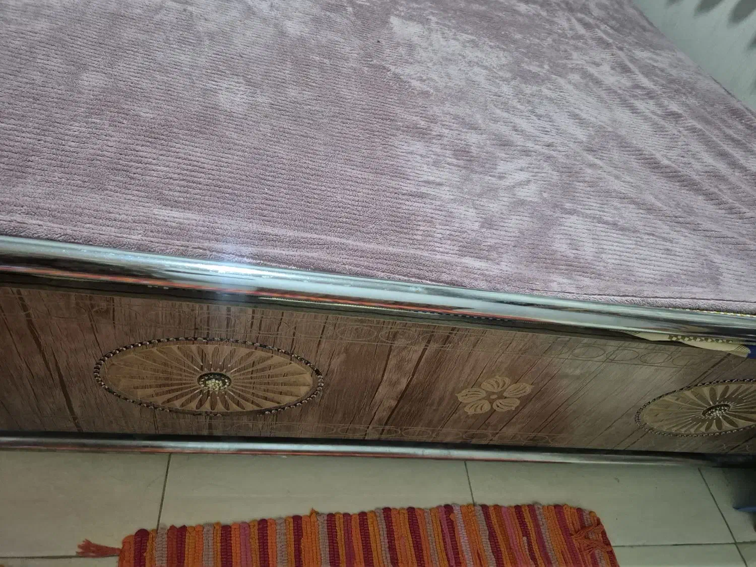 تخت دو نفره سالم همراه با تشک و زیر تختی|تخت و سرویس خواب|تهران, مشیریه|دیوار