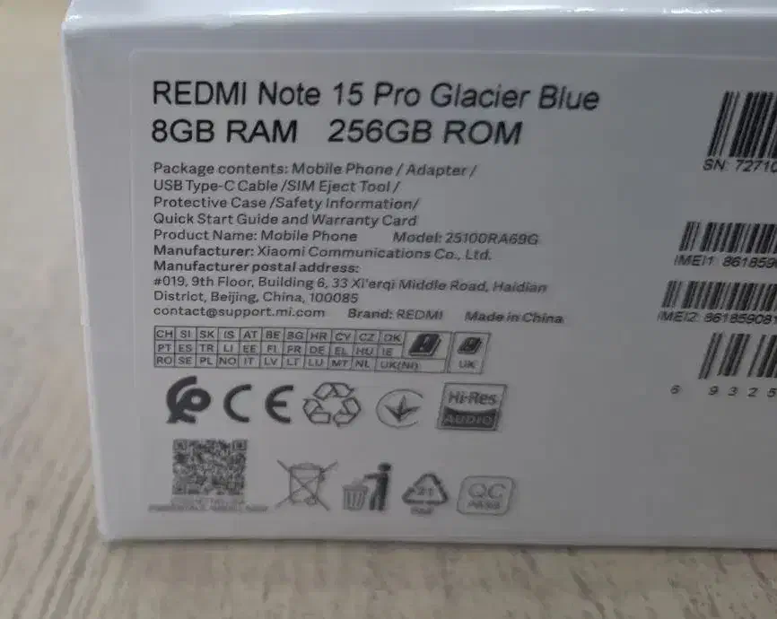 REDMI NOTE 15 PRO 256/8|موبایل|پرند, فاز ۲|دیوار