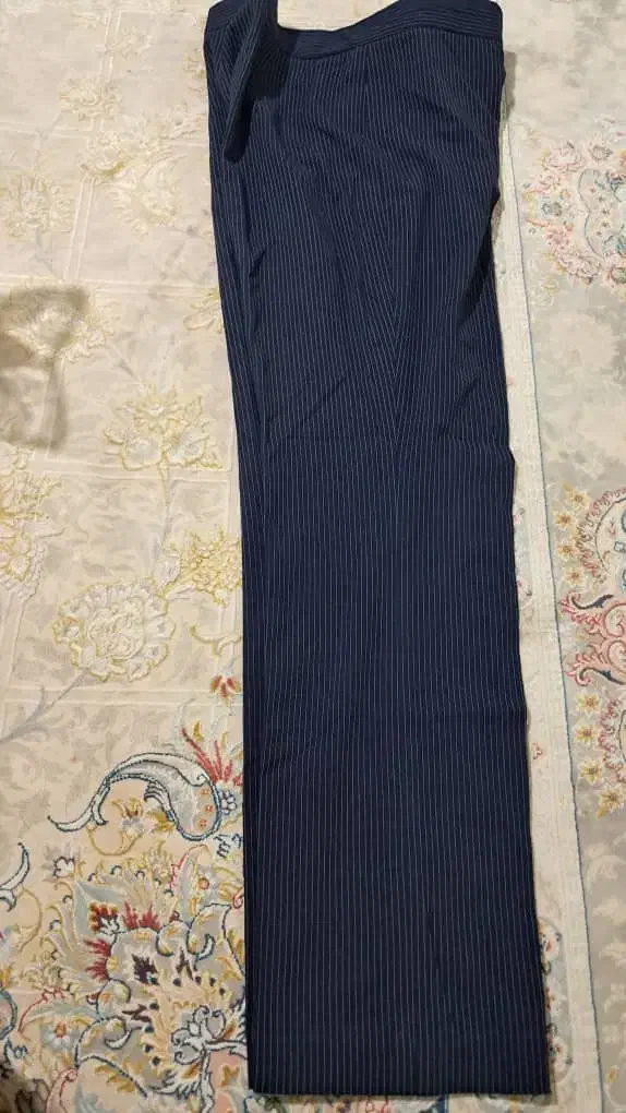 کت وشلوار زنانه مزونی سورمه ای یقه دیپلمات سایز ۴۰|لباس|قدس, شهر‌قدس|دیوار