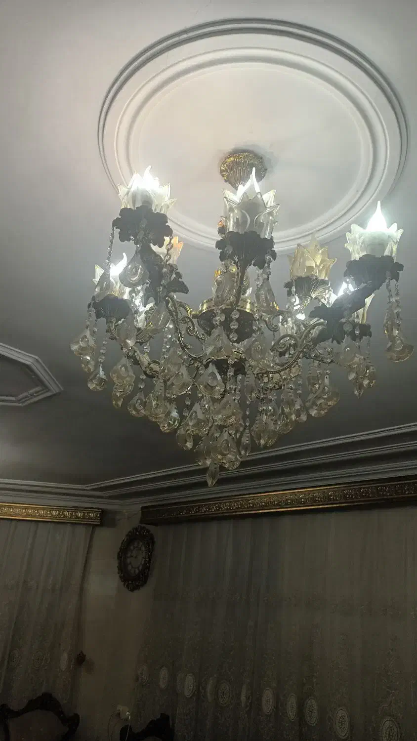 لوستر برنز|لوستر و چراغ آویز|همدان, |دیوار