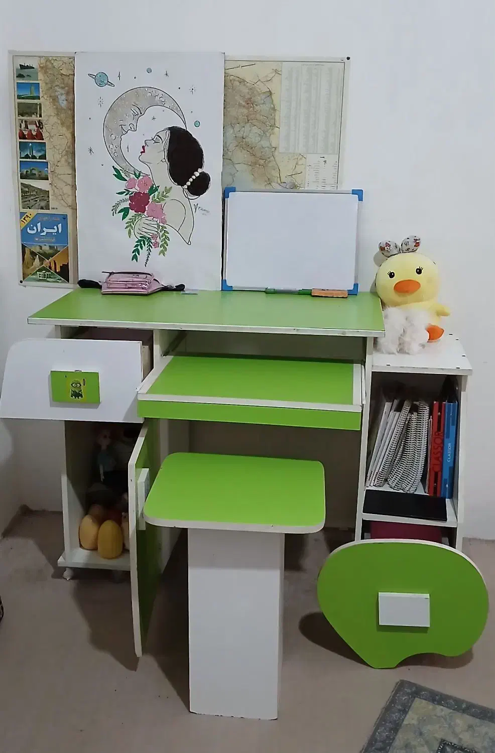 میز تحریر|میز تحریر و کامپیوتر|هشتگرد, شهرک وحدت|دیوار