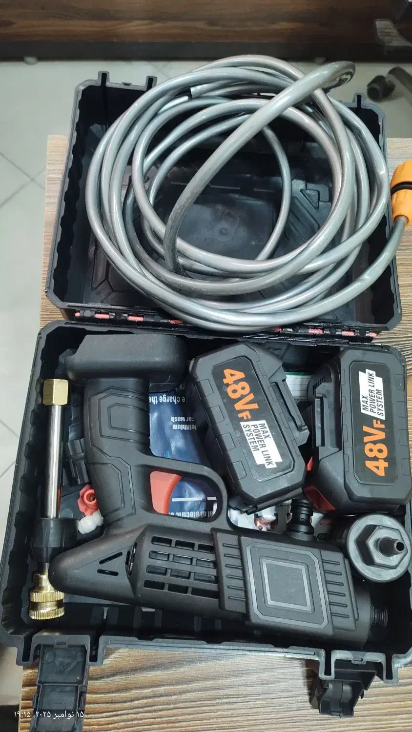 کارواش  شارژی با2باطری نو نو|سایر لوازم برقی|مشهد, آزادشهر|دیوار