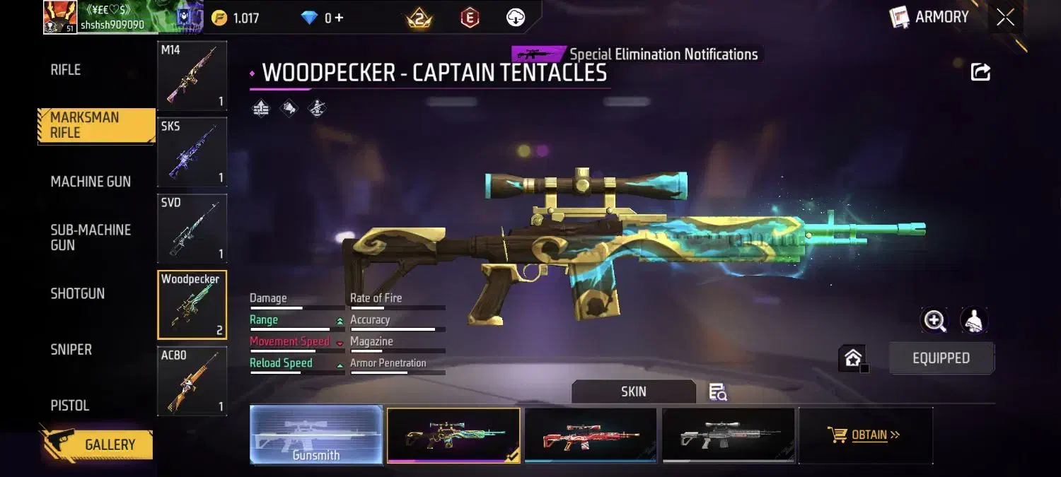 اکانت فری فایر گاد|کنسول، بازی ویدئویی و آنلاین|کرمانشاه, |دیوار