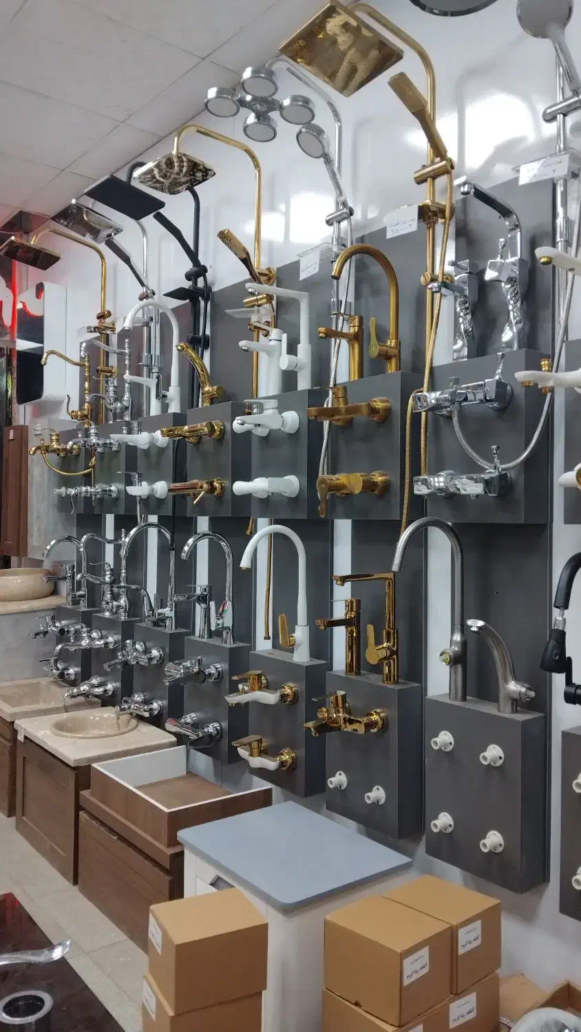 ست 6عددی شیرآلات. 6تومن|مصالح و تجهیزات ساختمان|قم, عمار یاسر|دیوار