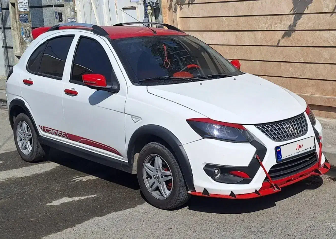 کوییک R پارس خودرو دو رنگ سفید قرمز|خودرو سواری و وانت|اردبیل, |دیوار