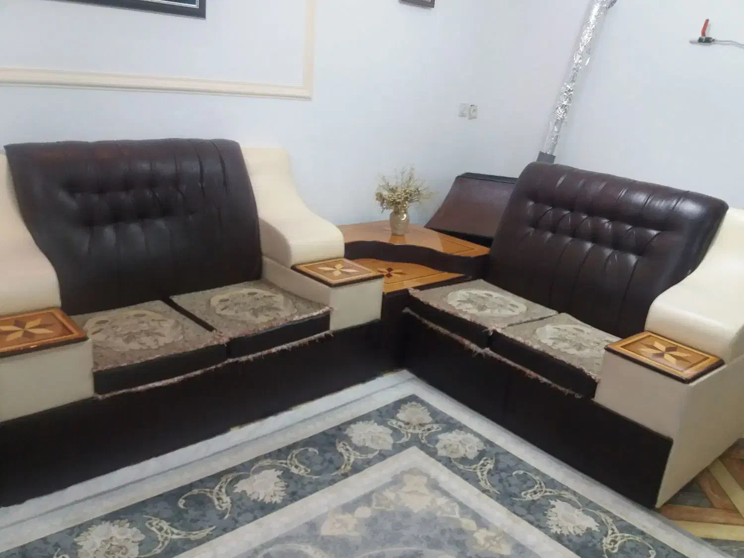 یک دست مبل راحتی آل هفت نفره۴میلیون|مبلمان خانگی و میز عسلی|کیاشهر, |دیوار