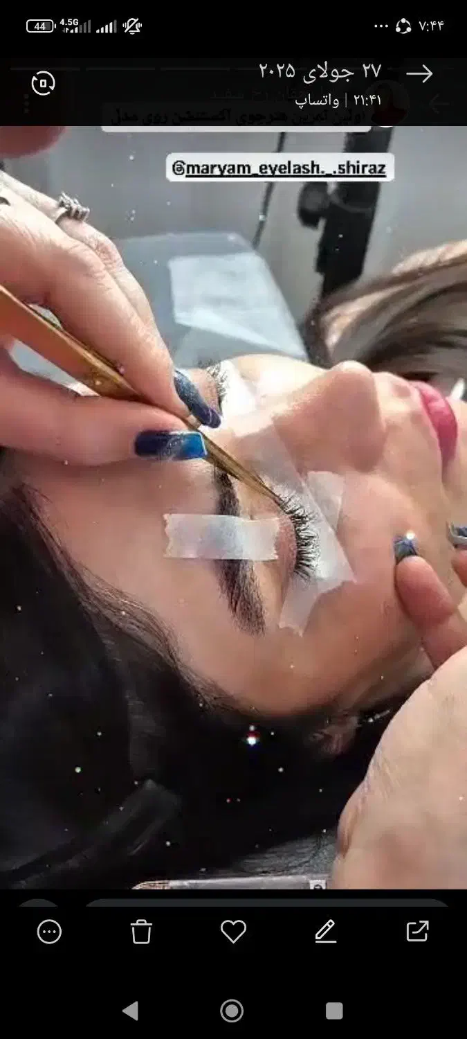 اکستنشن مژه و لیفت مژه و ابرو و خدمات تتو صدرا|خدمات آرایشگری و زیبایی|صدرا-فارس, فاز ۱|دیوار