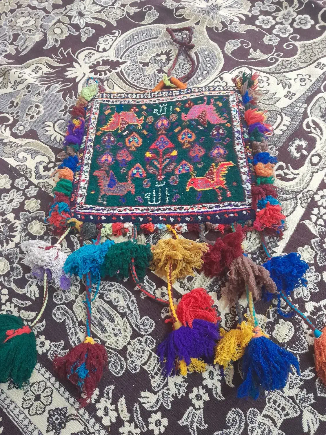 چنته|گلیم، جاجیم، گبه|شیراز, میانرود|دیوار