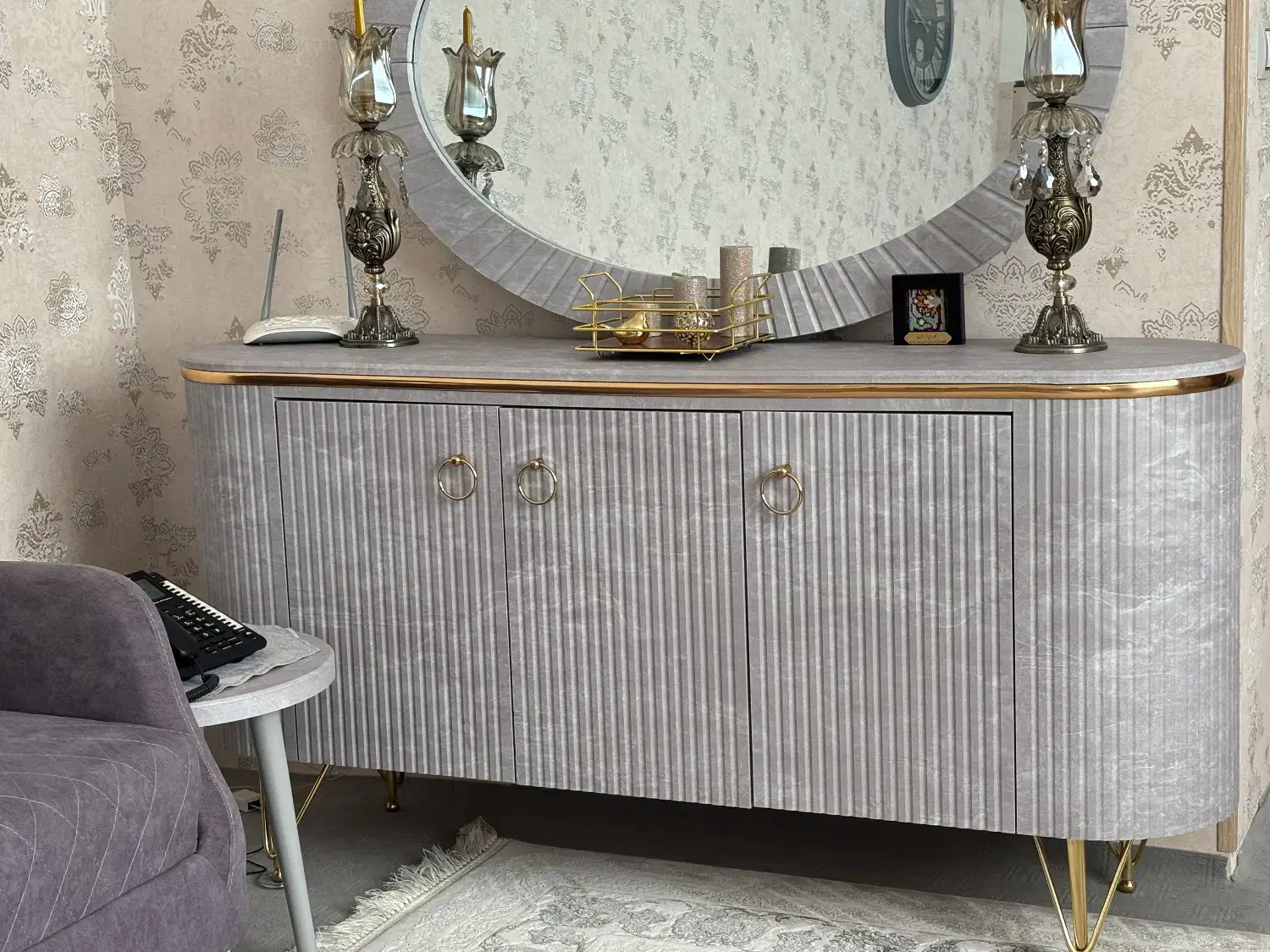 ست اینه وکنسول|بوفه، ویترین، کنسول|زنجان, |دیوار