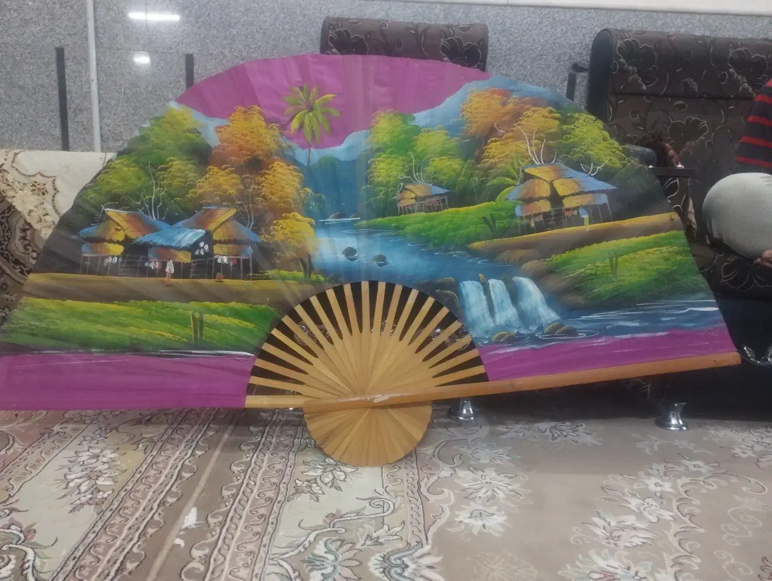 تابلو تاشو مدل باد بزنی|تابلو، نقاشی، عکس|قم, آزادگان|دیوار