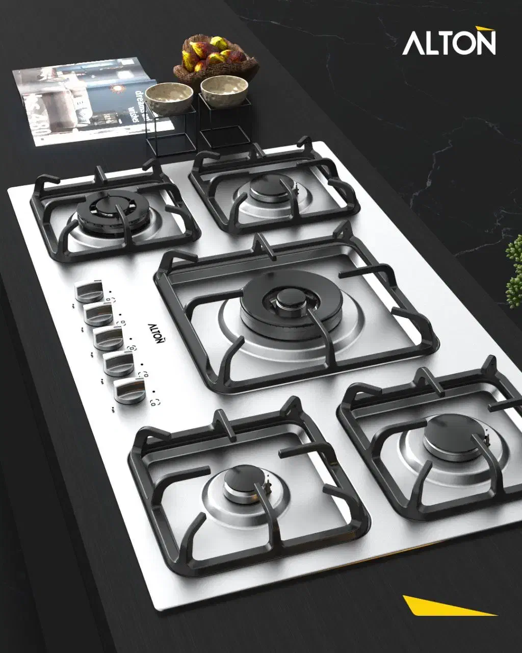 اجاق گاز استینلس استیل توکارمدلS-526|اجاق گاز و لوازم برقی پختوپز|تبریز, |دیوار