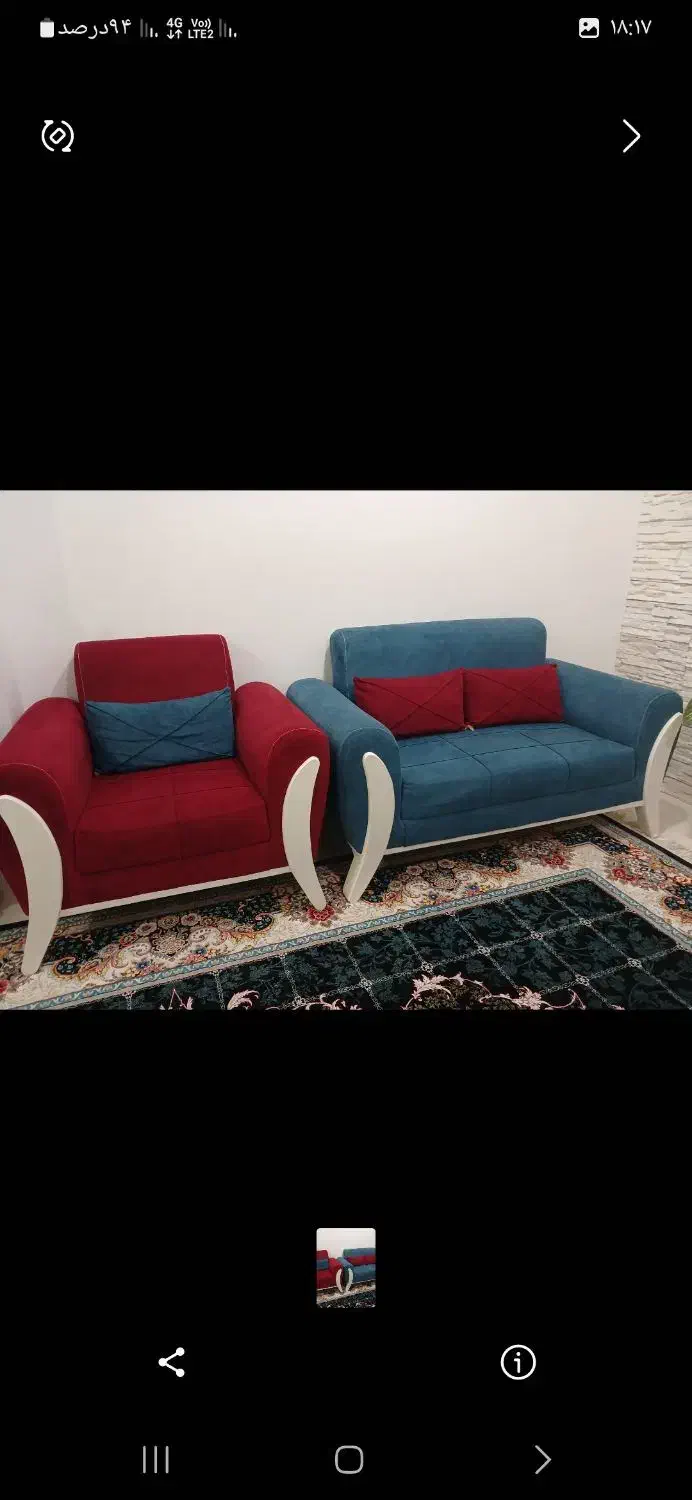 مبل و میز غذاخوری ست کامل نو|مبلمان خانگی و میز عسلی|کردکوی, |دیوار