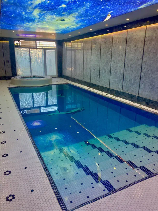 باغویلادوبلکس با استخر وجکوزی داغ جاده باغرود|اجارهٔ کوتاهمدت ویلا و باغ|نیشابور, باغرود|دیوار